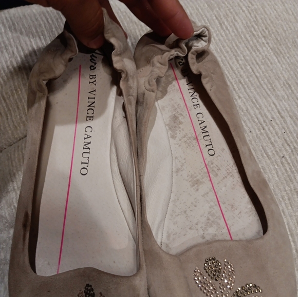 Vince Camuto Tan Ballet Flats Size 9.5 - Picture 4 of 6